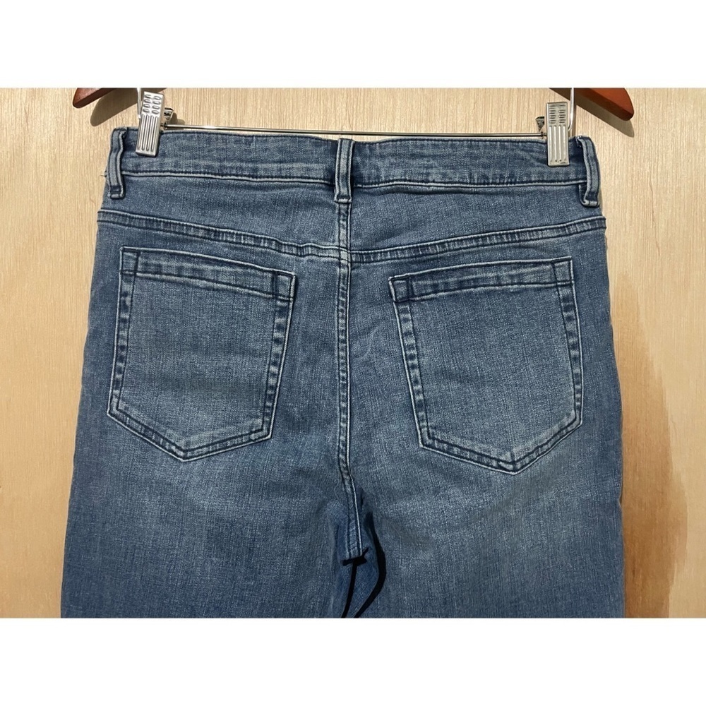 Vince Camuto High Rise Button Fly Jeans Denim Blue - Picture 5 of 7